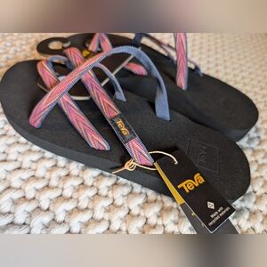 Teva Black and Multicolor Sandals